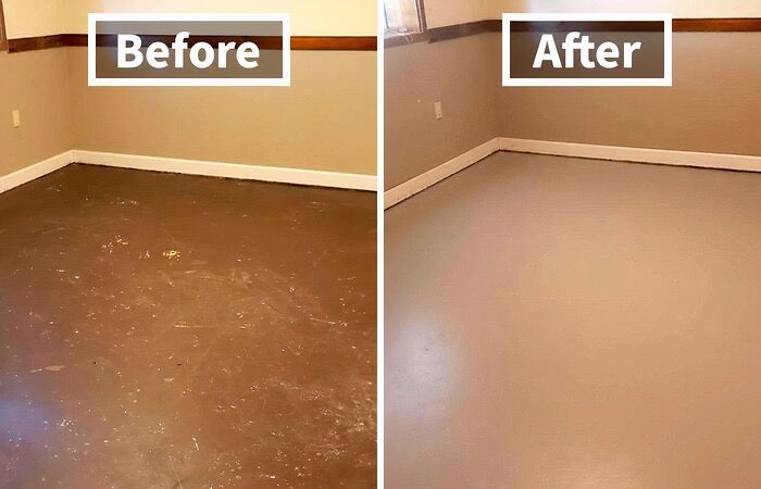 A Coat Of Epoxy Concrete And Garage Floor Paint  Does Wonders For A Floor That Has Seen Better Days