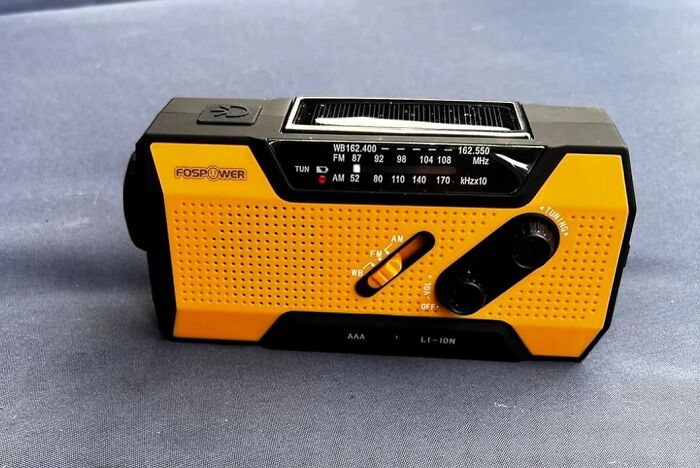 This Fospower Emergency Weather Radio Is Your Lifeline When The Lights Go Out