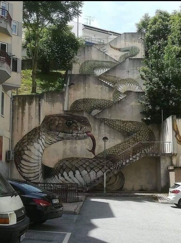 Scary Stairs In Portugal