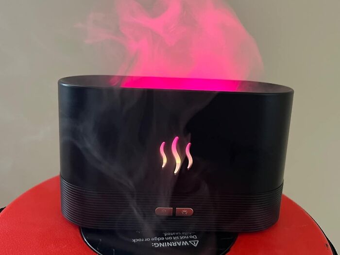Bring The Spa To Your Living Room With The Fireplace Essential Oil Diffuser 
