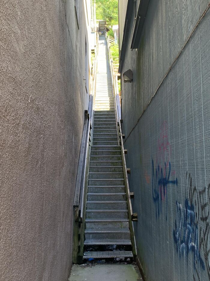 Not Sure If This Has Been Posted Already. But Stumbled Across These Possible Death Stairs In Juneau, Alaska… I Figure They Fit But The Camera Doesn’t Do The Angle Justice…