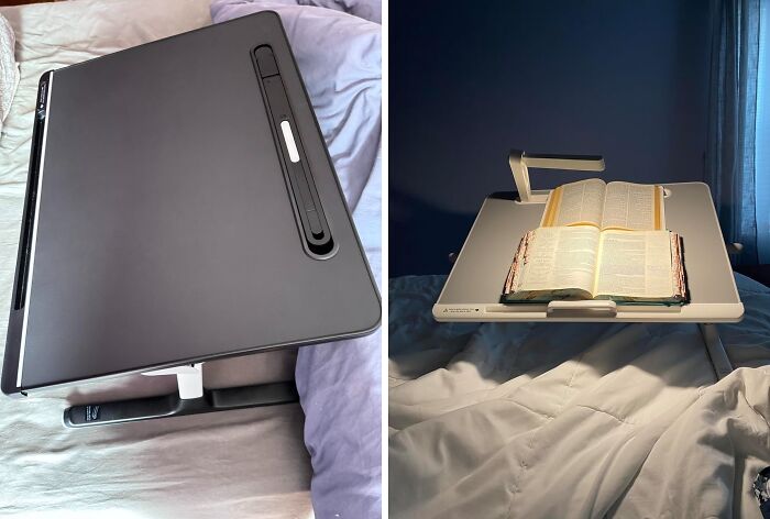 Work From Home? This Laptop Bed Tray Desk Is The Ultimate Flex