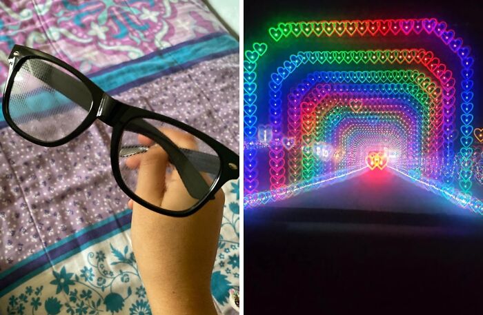 Forget About Rose-Colored Glasses. Ultimate Diffraction Glasses Are Where Its At