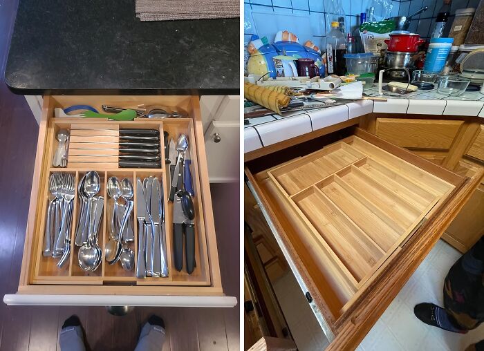  Bamboo Silverware Drawer Organizer: Keep Your Forks And Spoons In Line And Your Drawer Looking Fine 