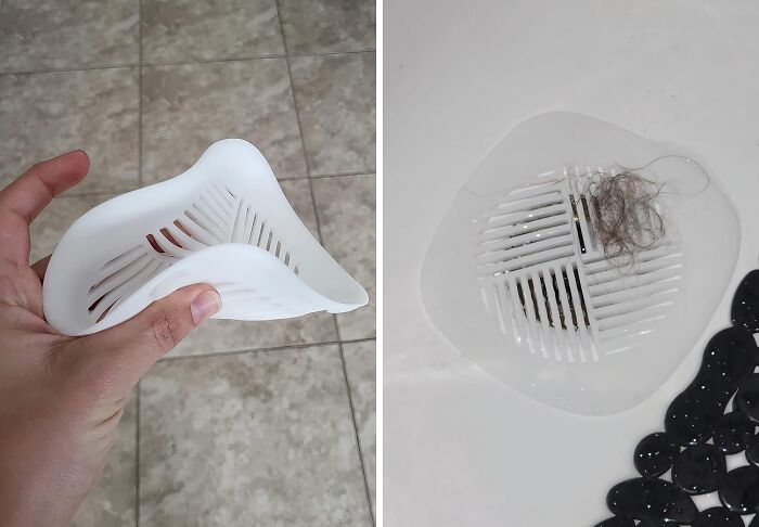 Catch Those Stray Hairs Before They Clog Your Drain With This Sturdy Silicone Cover