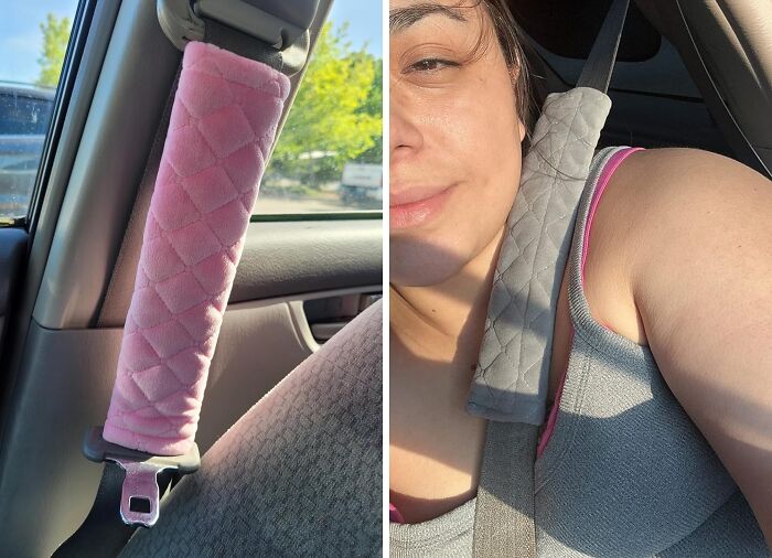 Buckle Up, Buttercup! This Soft Seat Belt Cover Is The Ultimate Travel Buddy