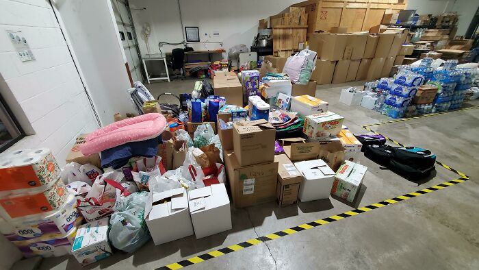 In Light Of The Fires In Southern Oregon, My Work Has Set Up A Staging Area For Donations For Those Displaced By This Terrible Event. I Love The People I Work For