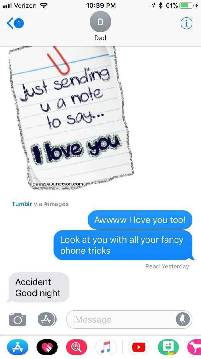 Oof…love You Too, Dad