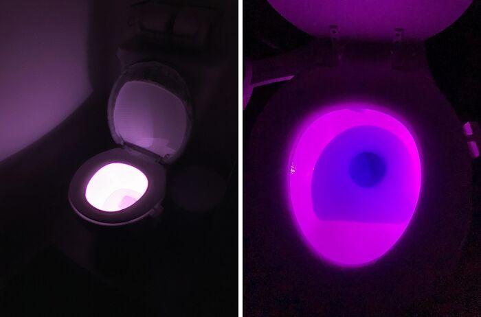 Midnight Bathroom Trips Just Got A Whole Lot More Fun With The Toilet Night Light