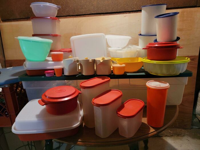 Found A Huge Pile Of Tupperware Being Tossed. Here's Everything I Could Salvage