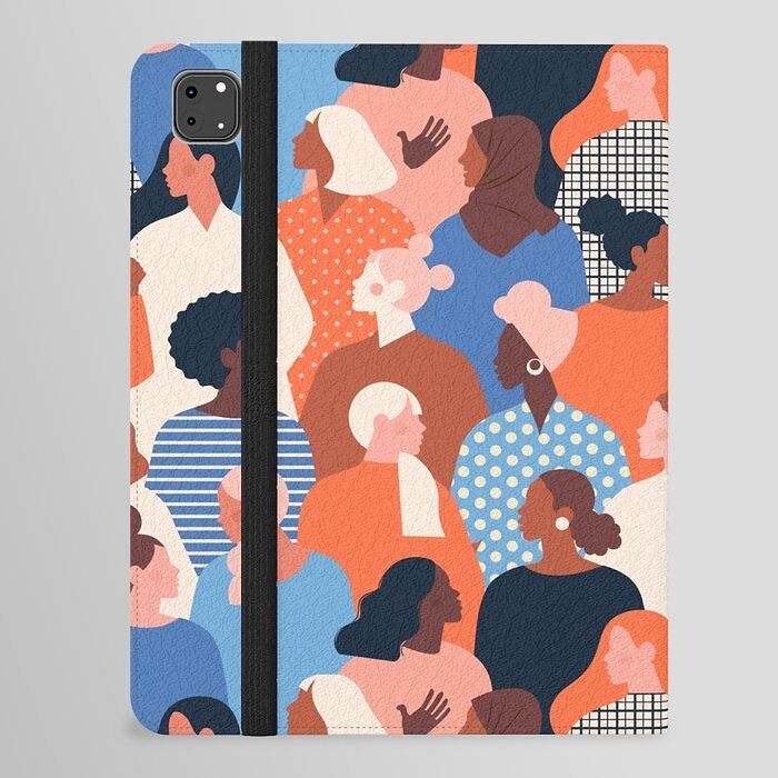  Diverse Women iPad Folio Case: A Powerful Reminder Of Women's Beauty And Resilience, Right At Your Fingertips