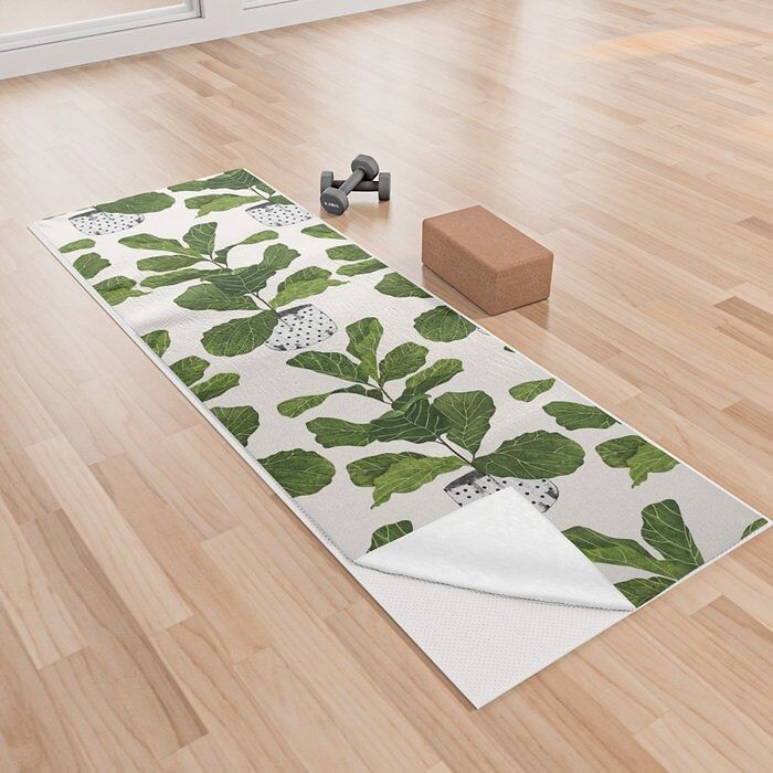  Fiddle Leaf Fig Tree Yoga Towel: The Plant-Inspired Accessory That Elevates Your Yoga Flow