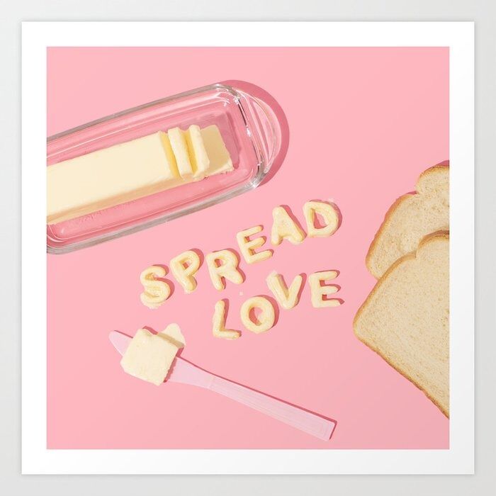 Spread The Love With This Creamy Art Print That's Guaranteed To Melt Your Heart