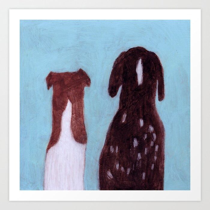  Best Friends Art Print: A Paw-Some Reminder That Friendship Comes In All Shapes And Sizes