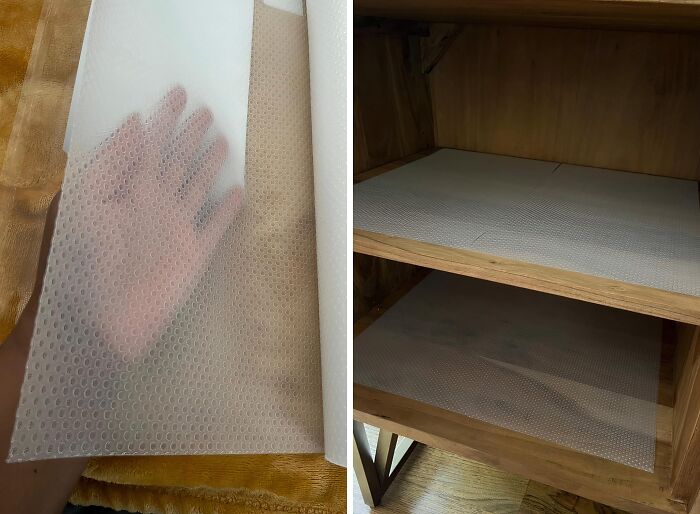 Give Your Shelves A Makeover With These Clear Shelf Liners
