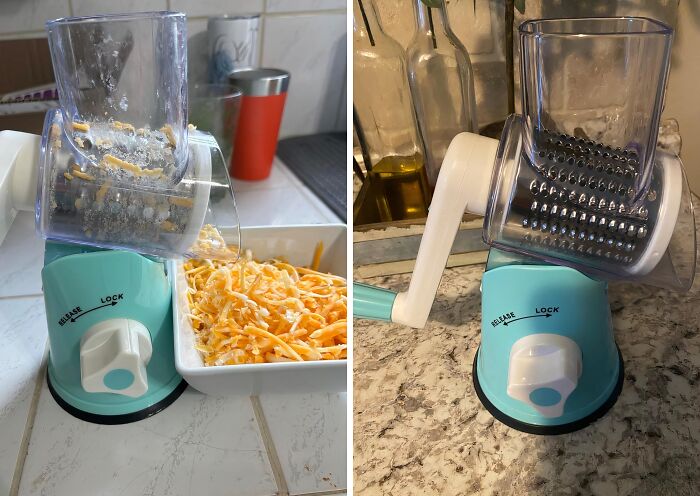 This Rotary Cheese Grater Is The Grate-Est Thing Since Sliced Bread (And Cheese)