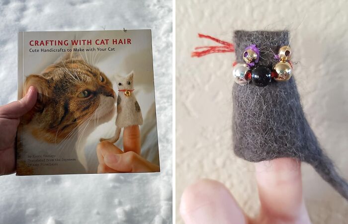 From Finger Puppets To Catnip Mice, " Crafting With Cat Hair" Is The Purr-Fect Guide For Turning Fur Balls Into Works Of Art