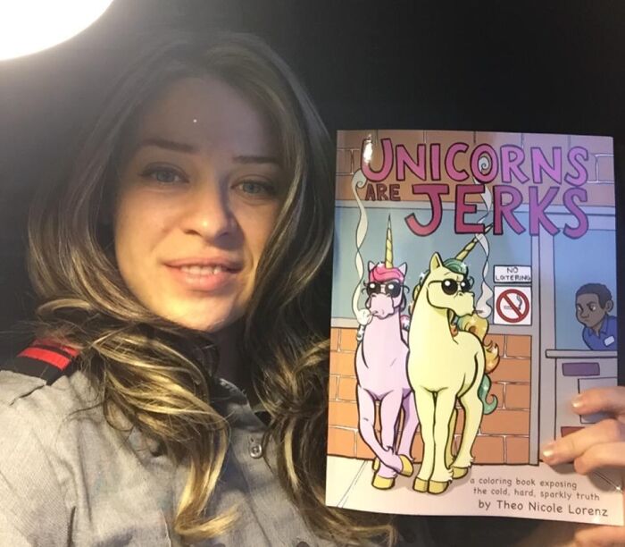 Think Unicorns Are All Rainbows And Sunshine? "unicorns Are Jerks: A Funny Adult Coloring Book Exposing The Cold, Hard, Sparkly Truth" Will Make You Grab Your Crayons And Vent