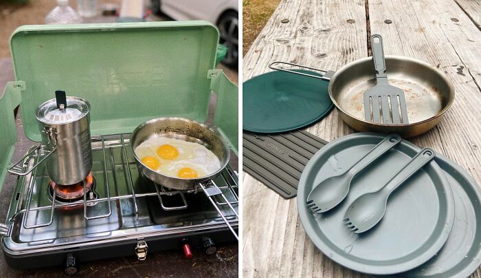 Ditch The Sad Trail Mix And Upgrade To Gourmet Campfire Meals With This All-In-One Cook Set