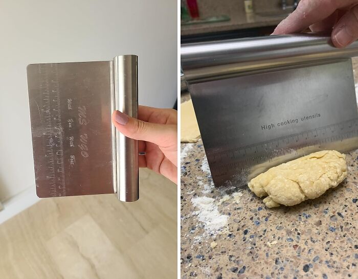 This Dough Scraper Is The Kitchen Ruler Your Inner Perfectionist Has Been Craving