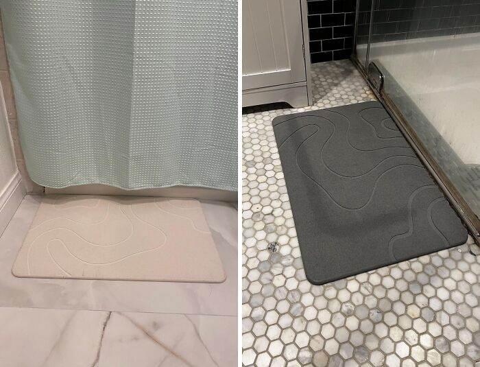 Say Goodbye To Soggy Bath Mats And Hello To Instant Dryness With This Stone Bath Mat