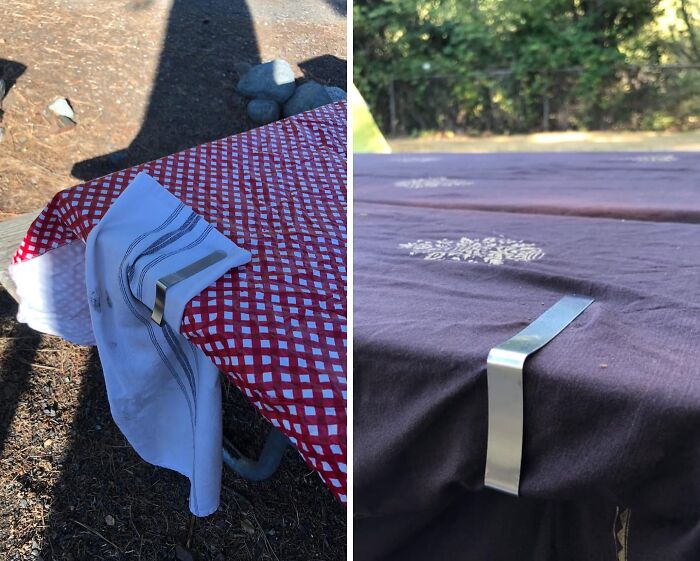 Wind? We Don't Know Her. Not With These Heavy-Duty Tablecloth Clips On The Job