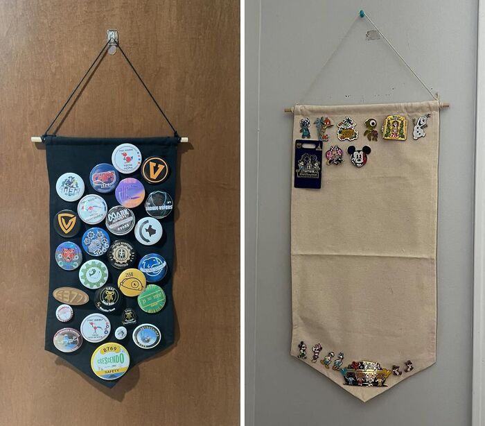 Who Needs A Gallery Wall When Your Enamel Pins Are This Fun? Show Them Off With This Canvas Display 