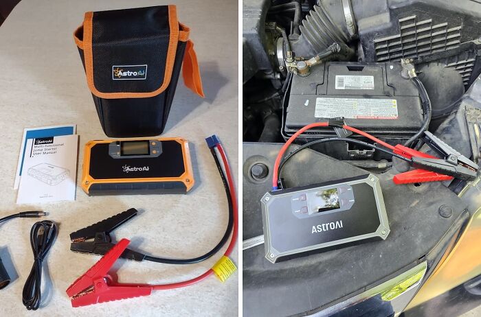 Dead Battery? No Problem! This Portable Jump Starter Will Have You Back On The Road Faster Than You Can Say "Road Trip"