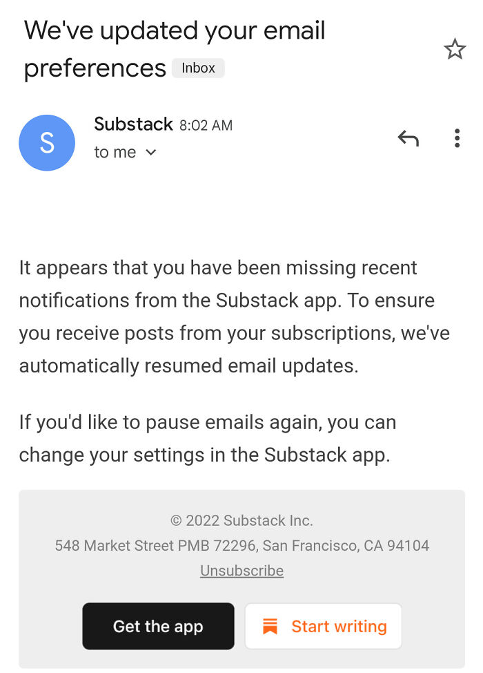 We Refuse Your Unsubscribe