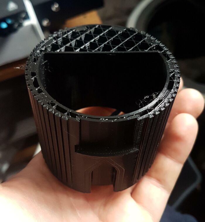 My Sister Unplugged My 3D Printer With Only A Few Layers Left On This 20-Hour Print