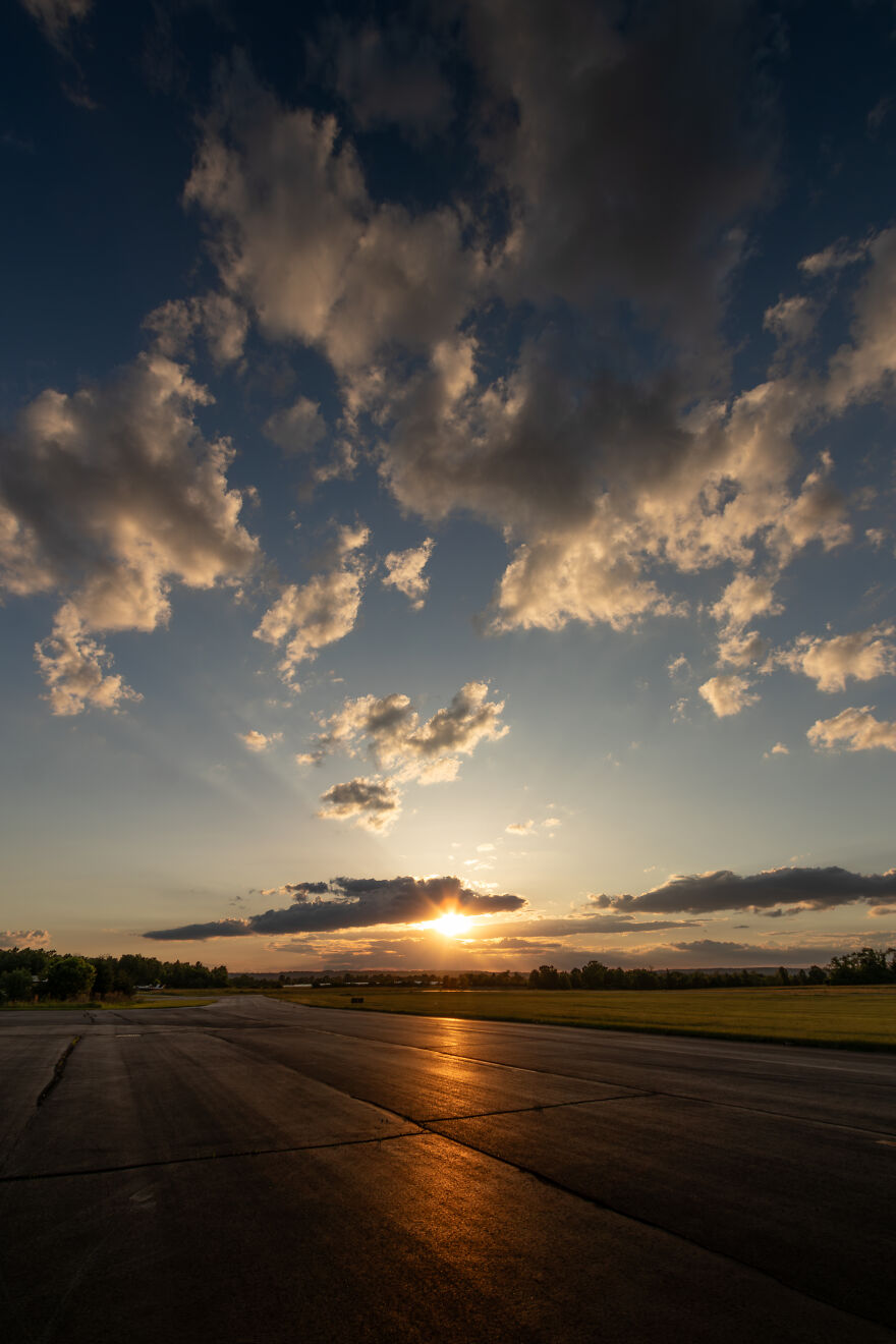 Airport Sunset