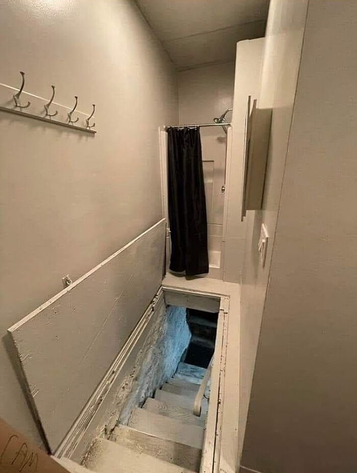 Such A Pain When I Get Into The Shower And Someone Goes Into The Basement. What Suggestions Do You Have To Help With This Design? I’m Tired Of Falling Down The Stairs When I Get Out Of The Shower