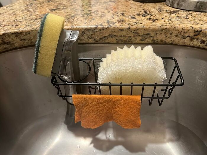 Keep Your Sponge High And Dry With The Sponge Holder