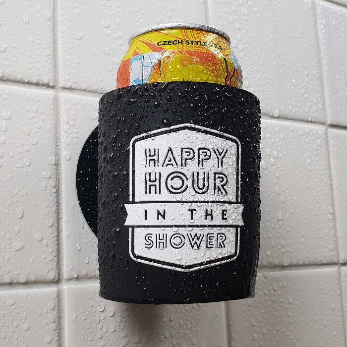 Sip & Sing In The Shower With The Shower Drink Holder