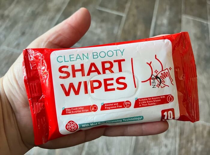 If Your S.O. Is Known For Skid Marks, Maybe It's Time For Some Shart Butt Wipes 