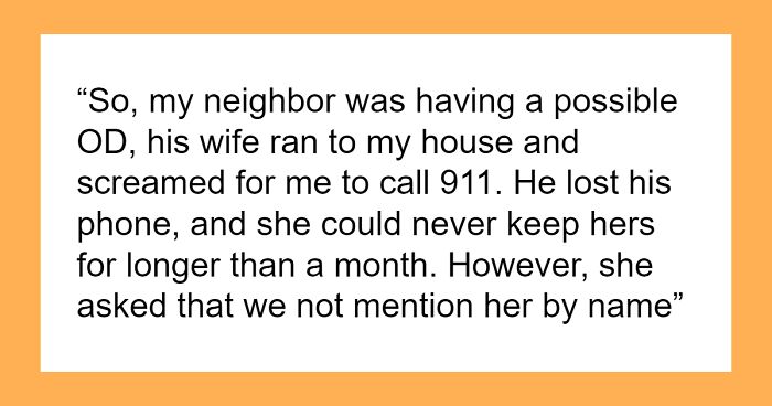 “Don’t Talk To The Police”: Cops Suspect Person Who Called 911 To Save Neighbor Who ODed