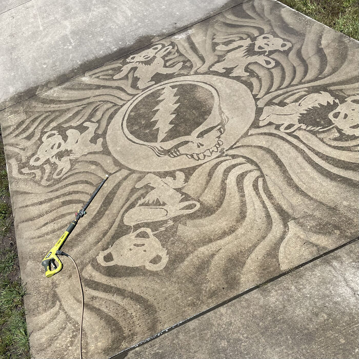 Artist Creates Works Of Art Using A Pressure Washer (26 Pics)(Interview)