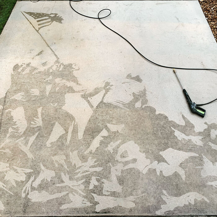 Artist Creates Works Of Art Using A Pressure Washer (26 Pics)(Interview)