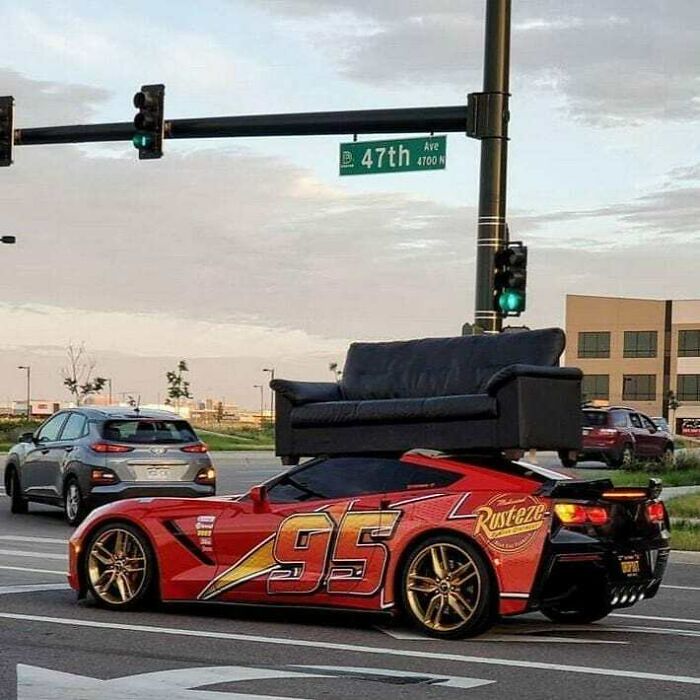 Couch Riding Mcqueen