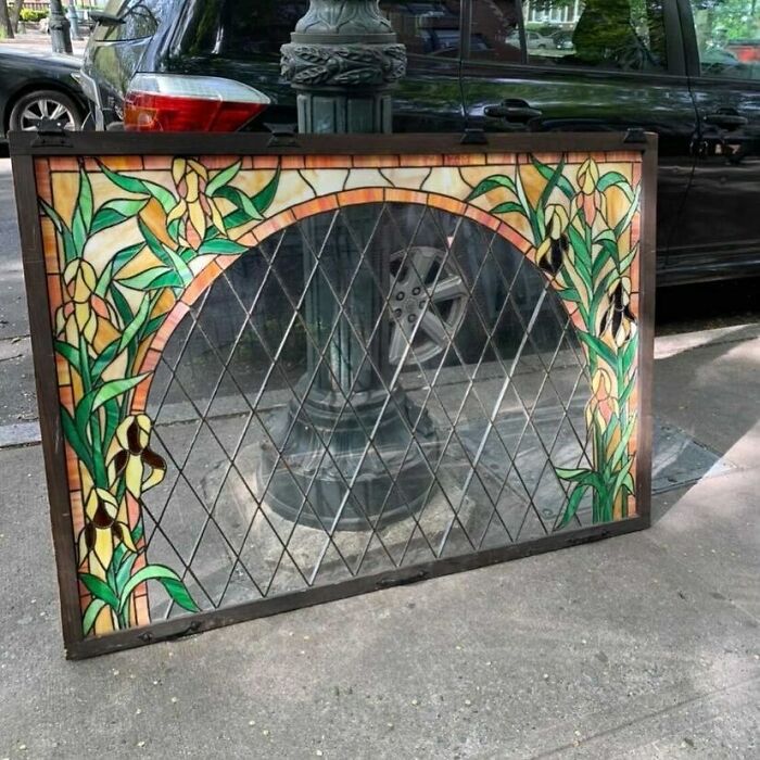 Gorgeous Stained Glass On Eastern Parkway Between Rogers And Nostrand