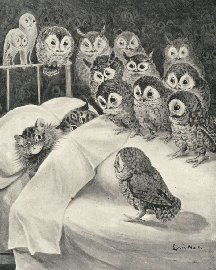 Cats Nightmare (1890) Louis Wain