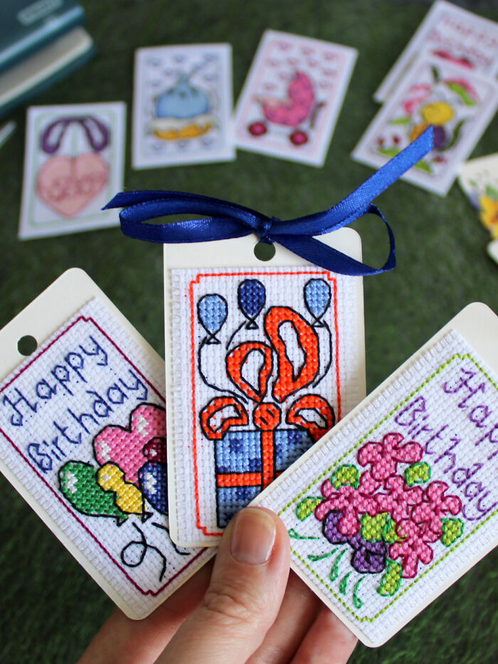 Cross Stitch: My Gift Tag Ideas