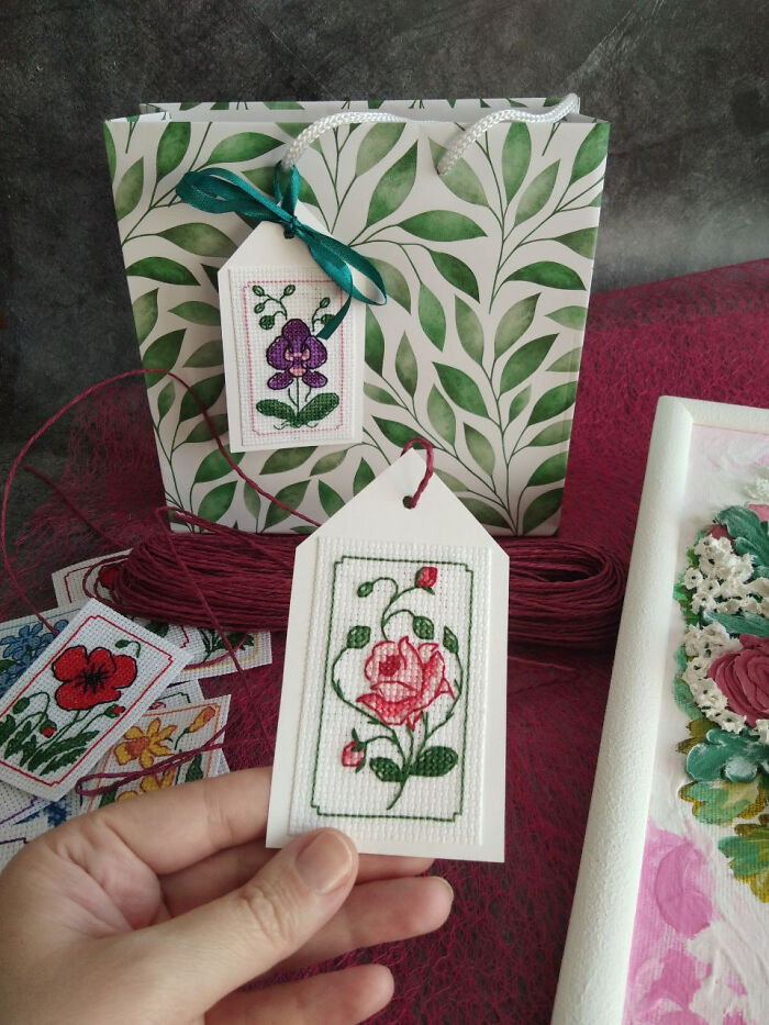 Cross Stitch: My Gift Tag Ideas