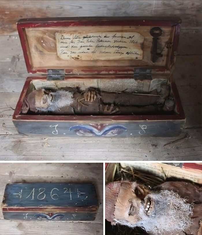 Gnome Found In A Coffin In Sweden Back In 1866