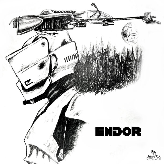 Endor (Caption Added Digitally)