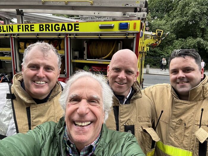 Henry Winkler Unexpectedly Appears On The News After Being Evacuated With Hotel Guests Due To Fire