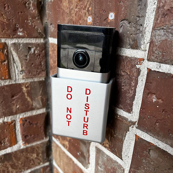  Dual Purpose Doorbell Sign: "Do Not Disturb" For Me Time, "Deliver Here" For Package Time.