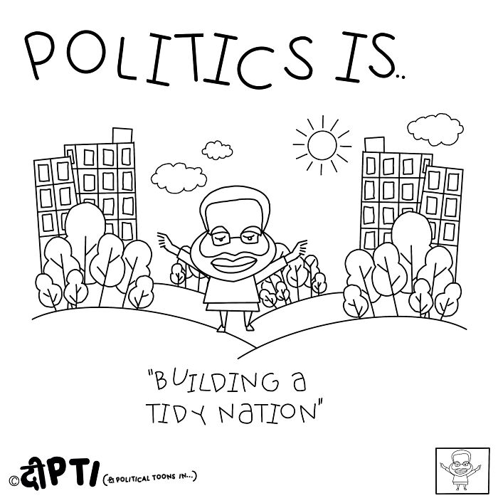 Here Are My 10 Illustrations From The Series "Politics Is"