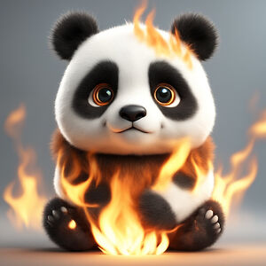 Burned Panda