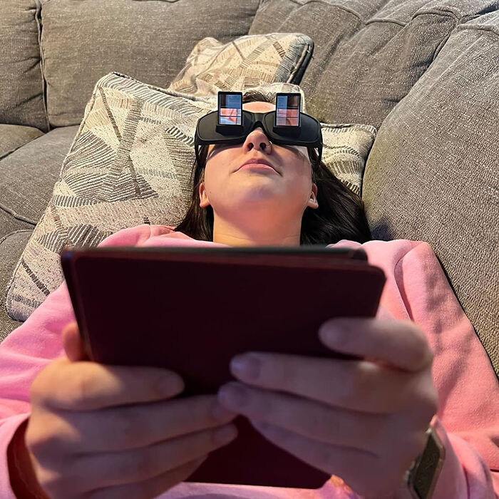  Horizontal Mirror Lazy Readers Glasses: Binge-Watch In Bed Like A Boss